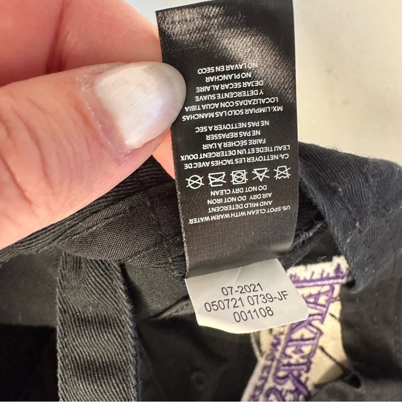 Los Angeles Lakers '47 Brand Classics Clean Up Adjustable Hat Cap Unisex Black - Picture 11 of 12